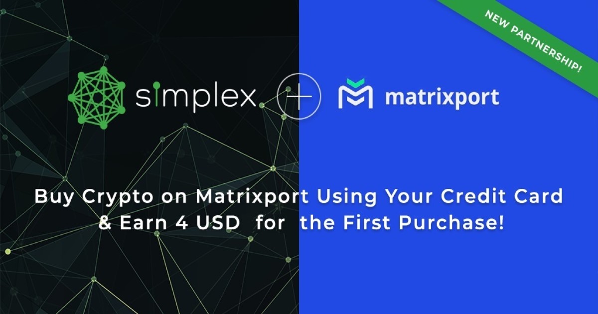 Matrixport Partners With Simplex To Allow Buying Crypto Using Credit Card Blockchain News