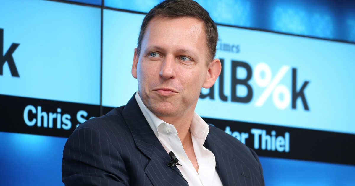 peter thiel blockchain is democracy