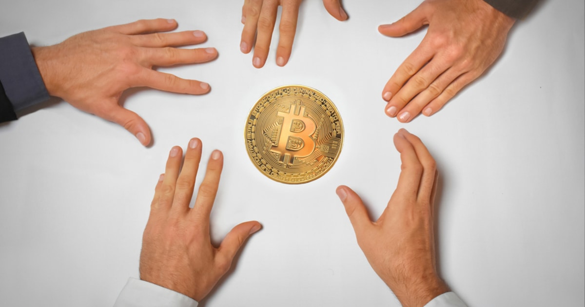 Concept of Bitcoin in demand