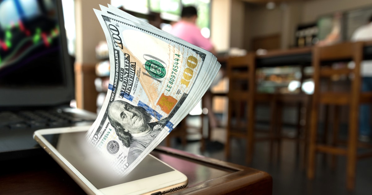 Cashless, frictionless, digital payment with USD