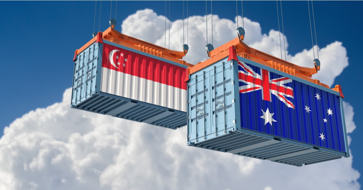 Australia, Singapore, Blockchain, Trade