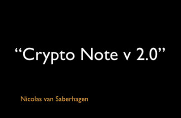 "CryptoNote v 2.0"