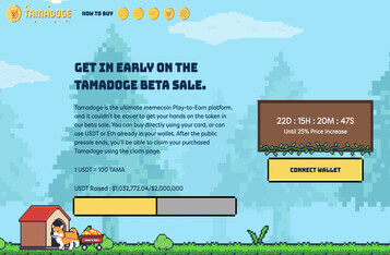 Metaverse Memecoin Tamadoge Raises $1 Million Midway Through Its Beta Sale